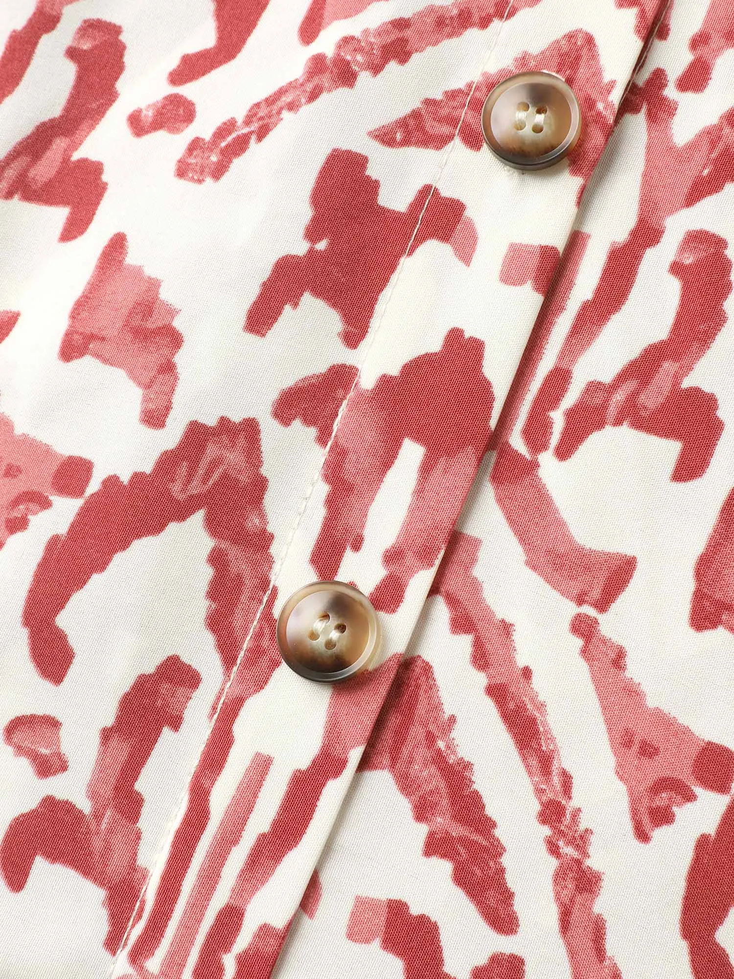Spring Abstract Print Shirt Collar Midi Dress sold by Bloomchic product image thumbnail 5
