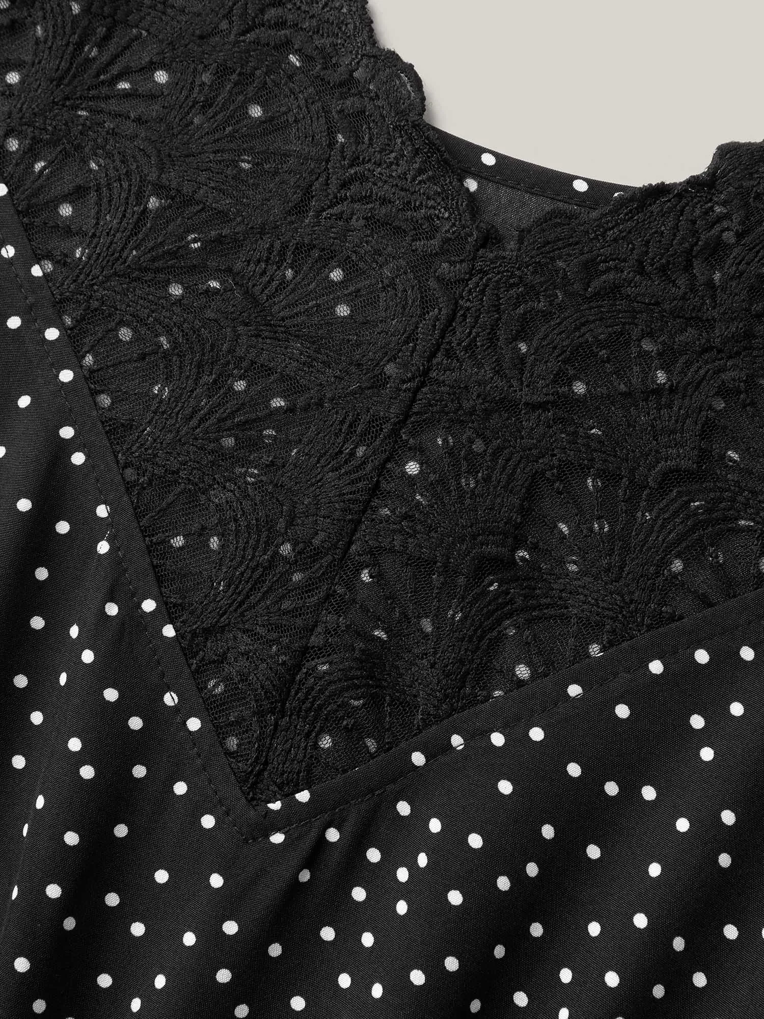 Sheer Cut-Out Back Pockets Midi Dress sold by Bloomchic product image thumbnail 5