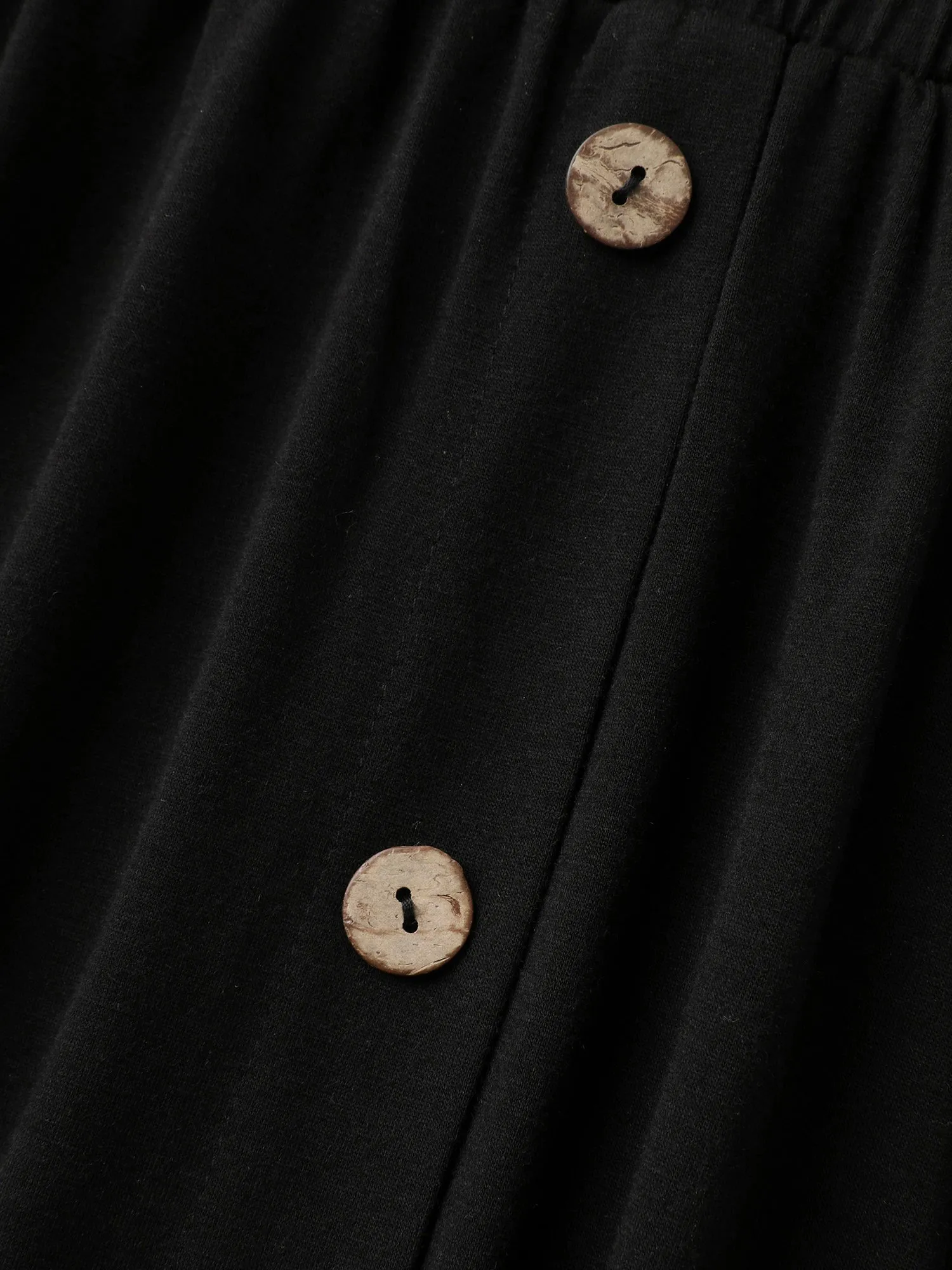 Button Detail Hi-Low Hem Midi Skirt sold by Bloomchic product image thumbnail 5