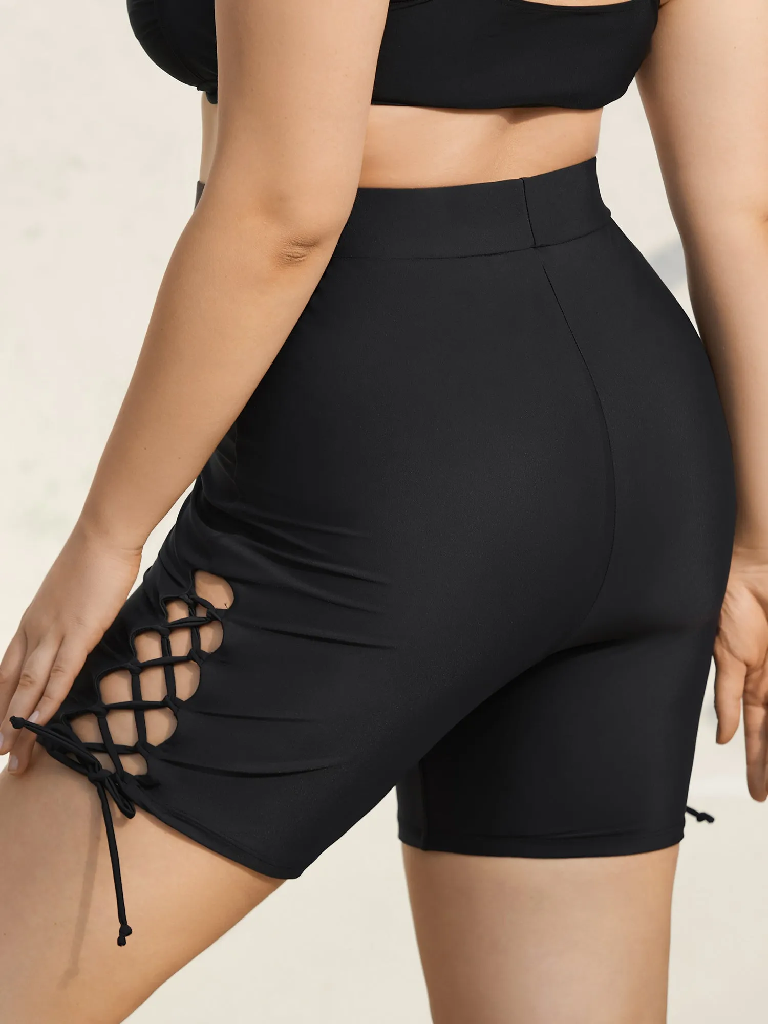 Cross-Ties Cut-Out Sculpting Swim Bottoms sold by Bloomchic product image thumbnail 2