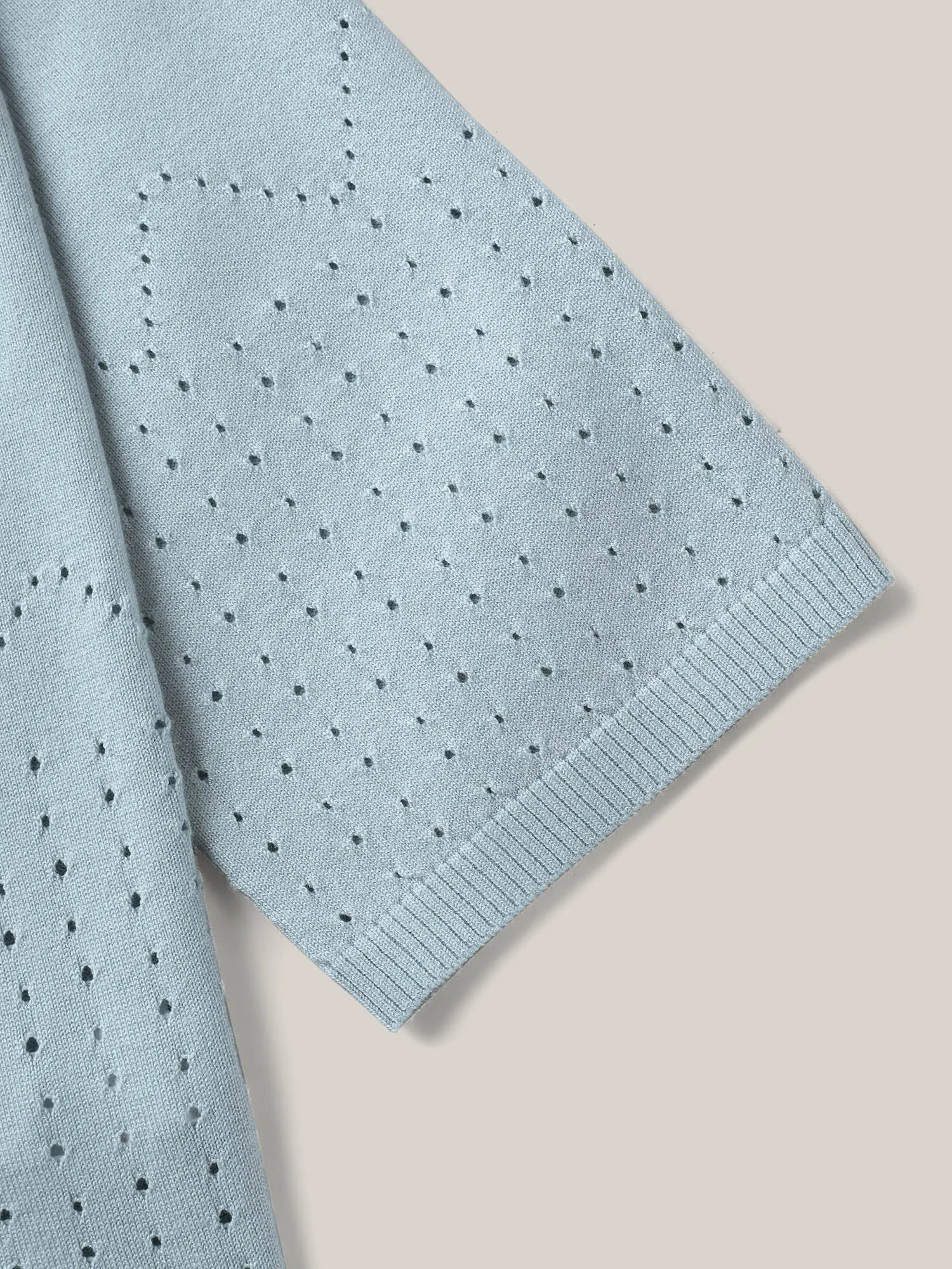 Lightweight Woolen Cut-Out Pullover sold by Bloomchic product image thumbnail 5