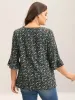 Ditsy Floral Print Frill Trim Blouse sold by Bloomchic