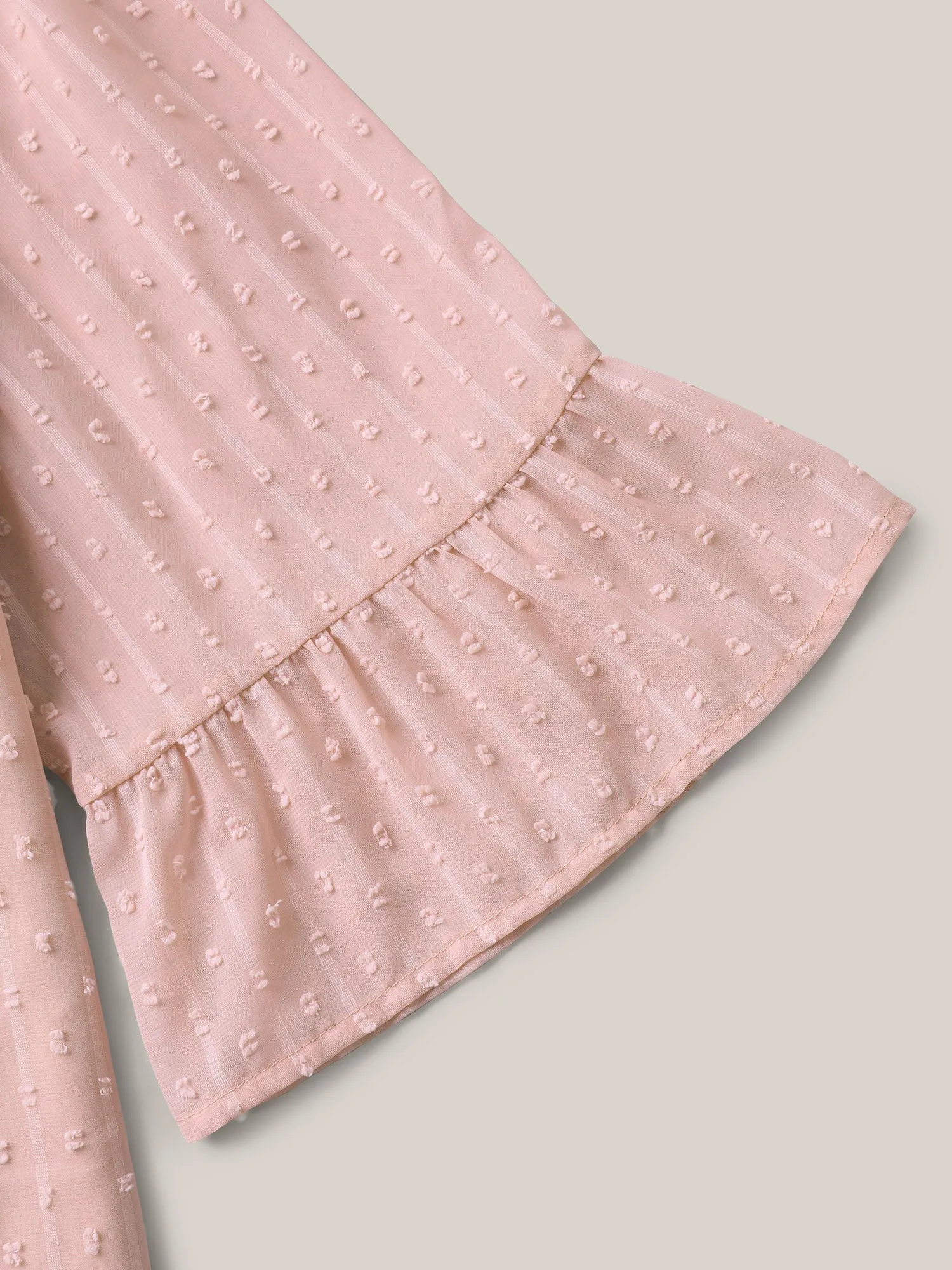 Textured Woven V-Neck Blouse sold by Bloomchic product image thumbnail 5