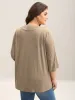 Lotus Hem Curvy Kimono Cover-Up sold by Bloomchic