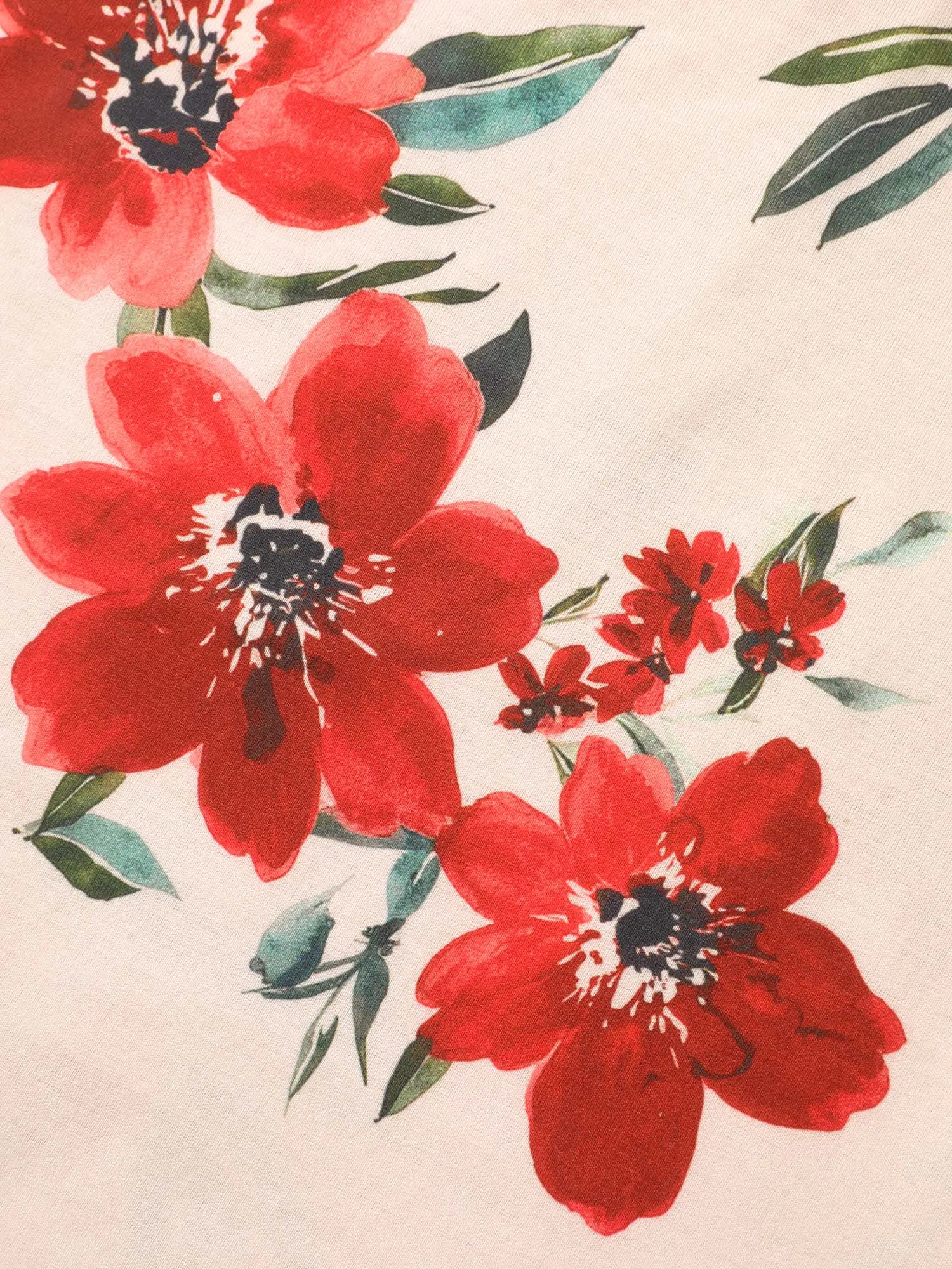 Dreamy Floral Print Flowy Pleated T-Shirt sold by Bloomchic product image thumbnail 5