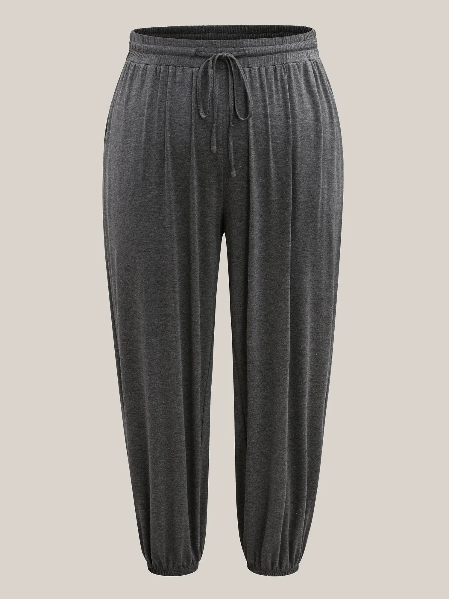 Color Contrast Drawstring Jogger Pants sold by Bloomchic product image thumbnail 5