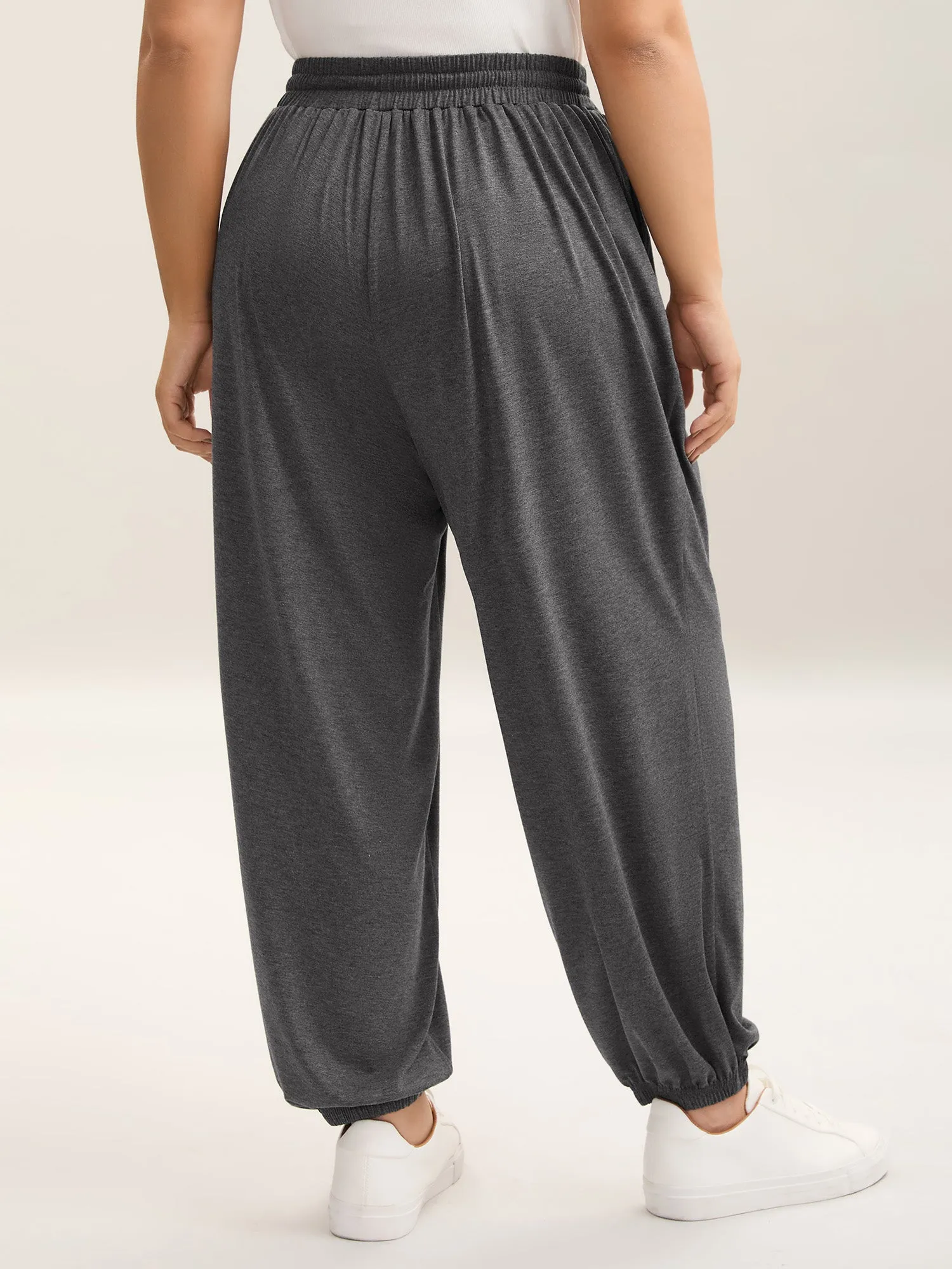 Color Contrast Drawstring Jogger Pants sold by Bloomchic product image thumbnail 4