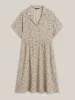 Polka Dot Print Shirt Collar Midi Dress sold by Bloomchic