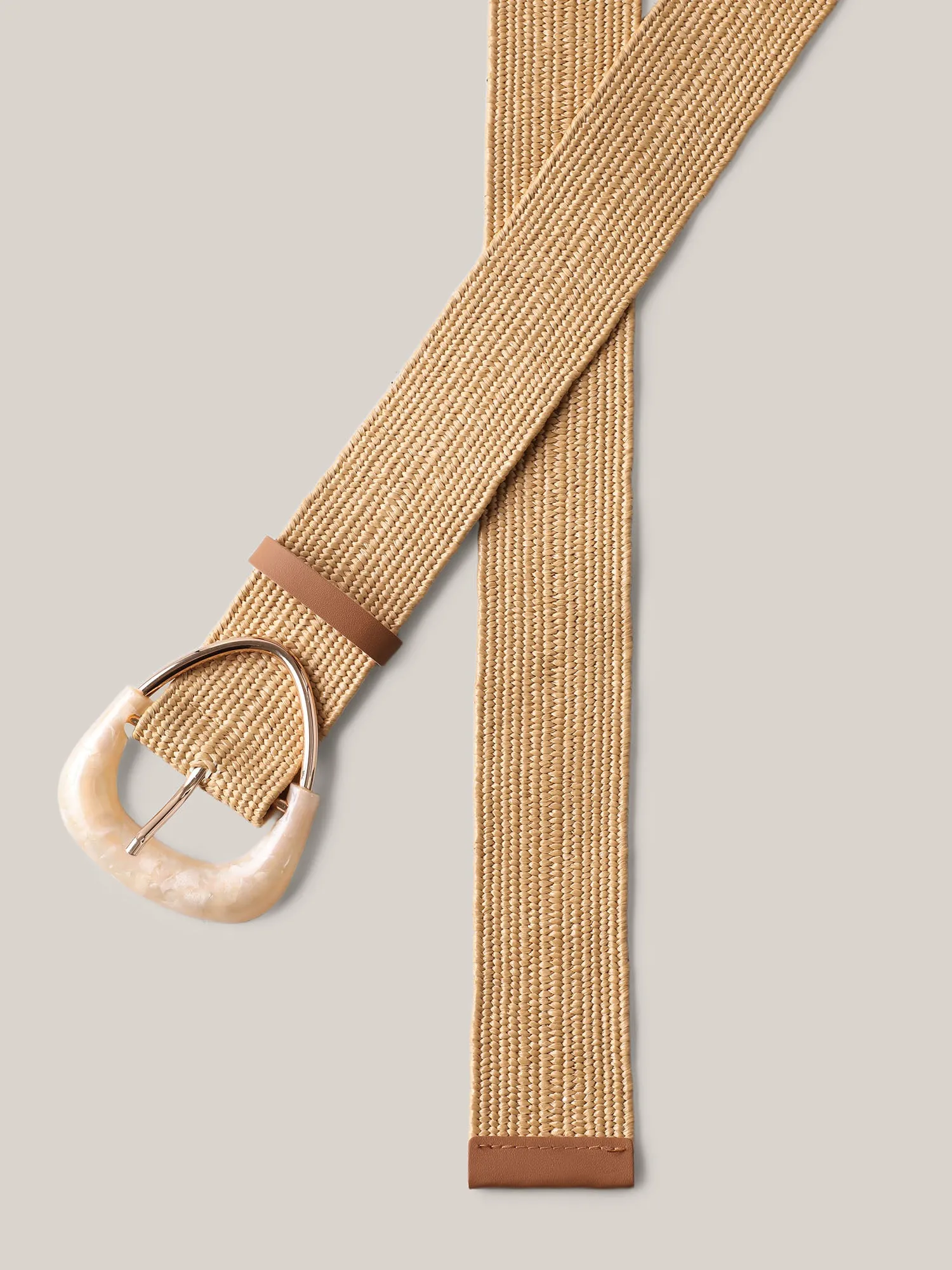 Woven Straw Vacation Belt sold by Bloomchic product image thumbnail 3