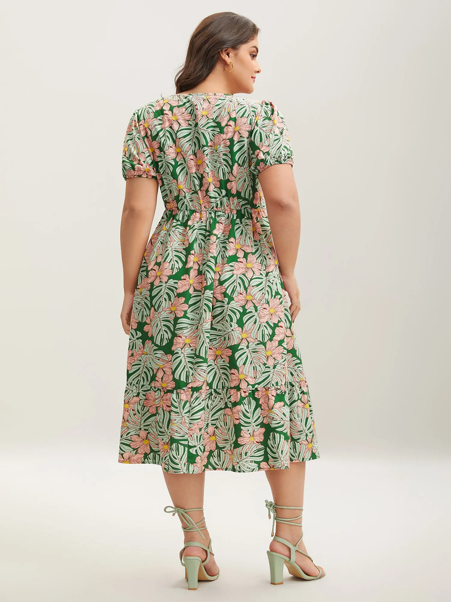 Spring Things Printed Pockets Midi Dress sold by Bloomchic product image thumbnail 4