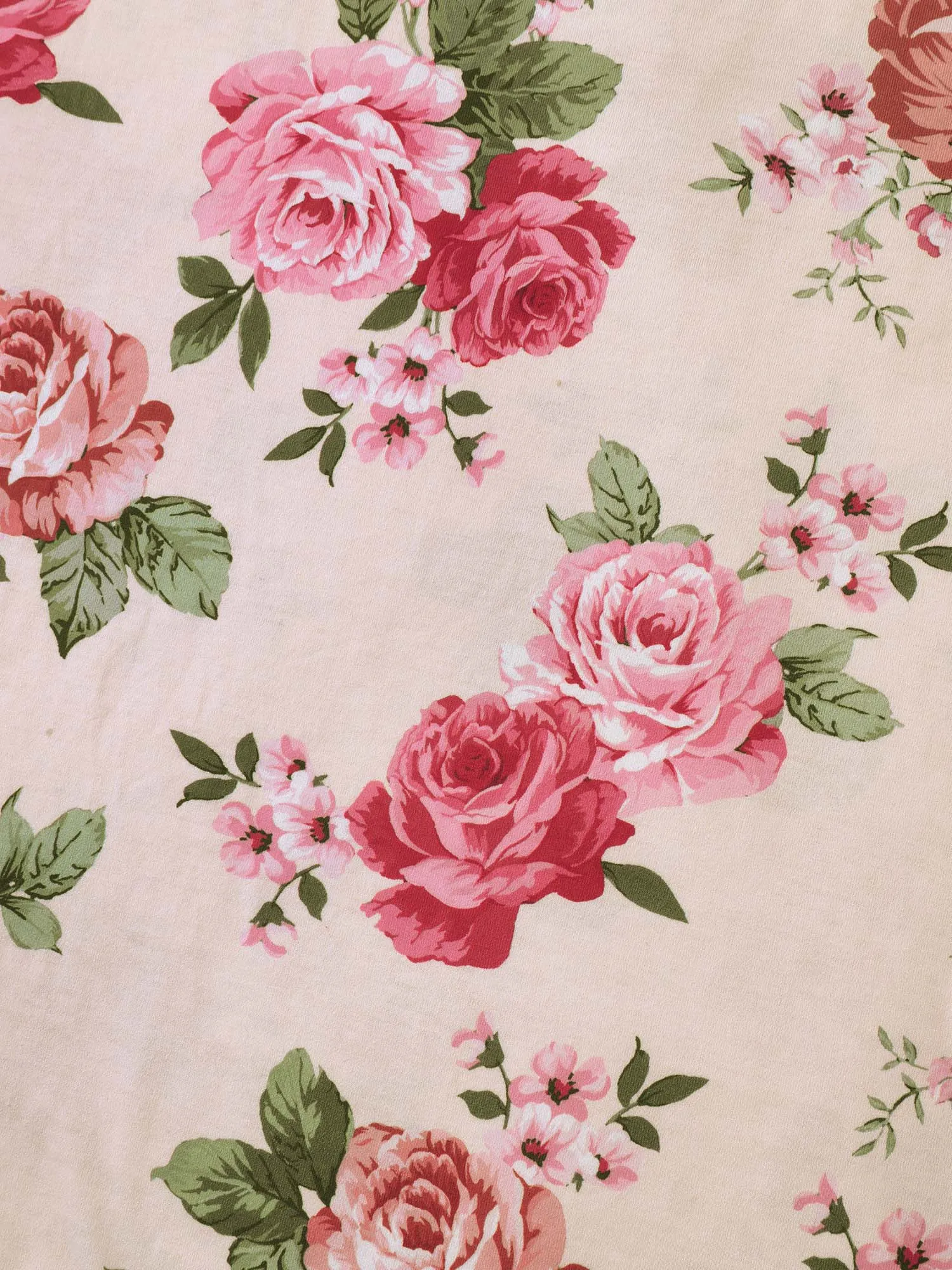 Floral Striped Stretchy Crew Neck T-Shirt sold by Bloomchic product image thumbnail 5