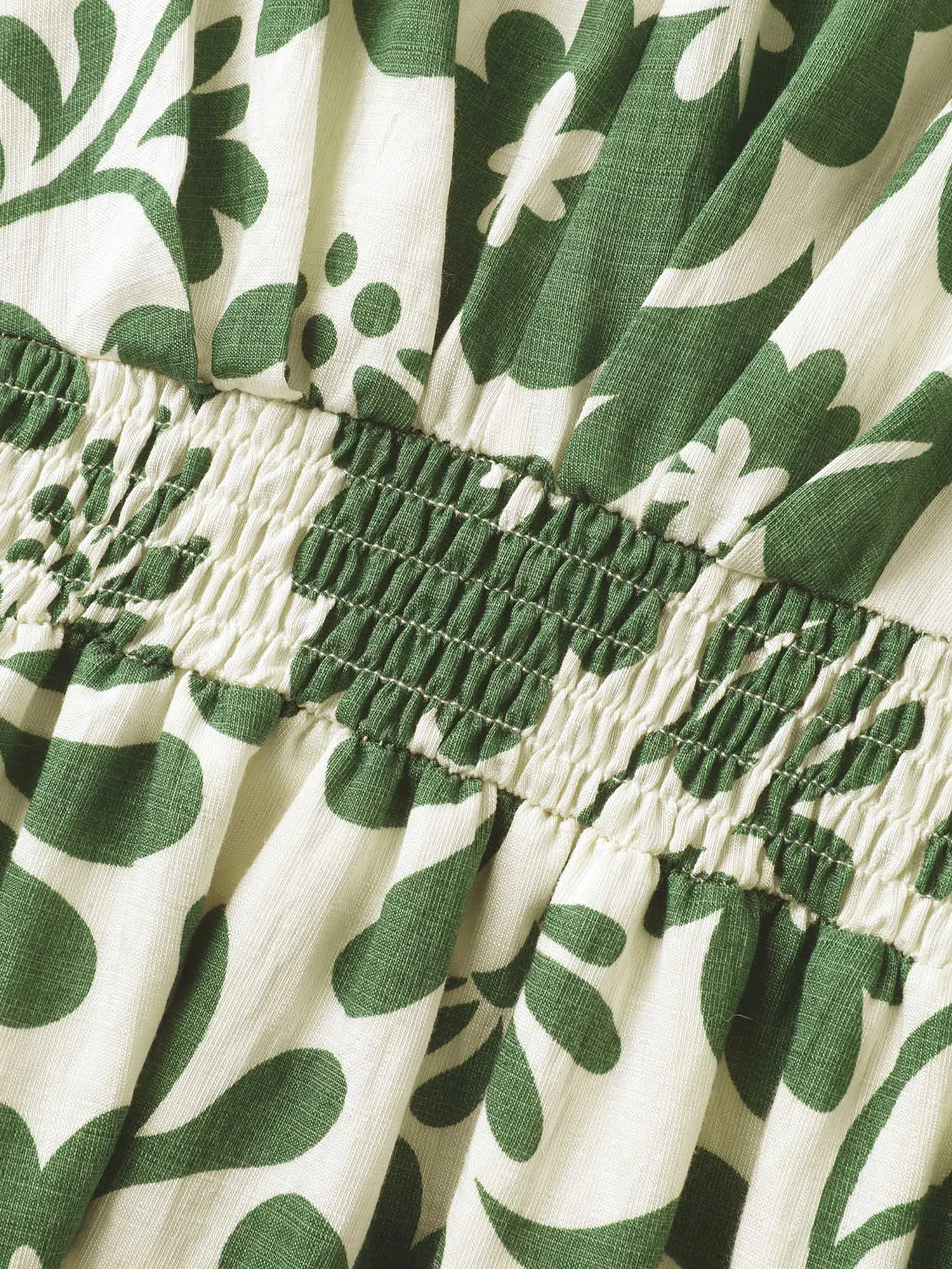 Large Floral Print Pockets Midi Dress sold by Bloomchic product image thumbnail 5