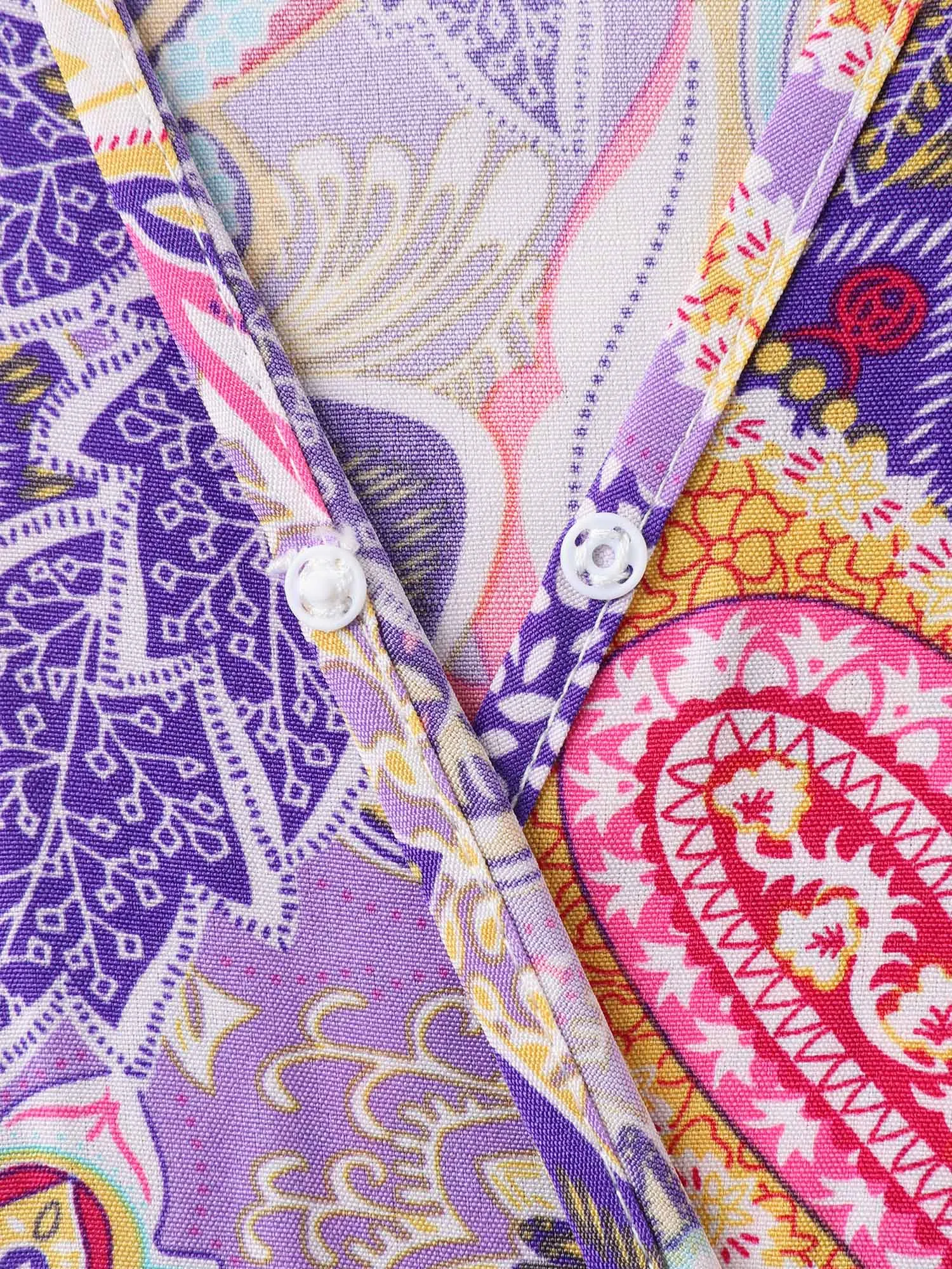 Sweet Paisley Print Pockets Stretchy Midi Dress sold by Bloomchic product image thumbnail 5