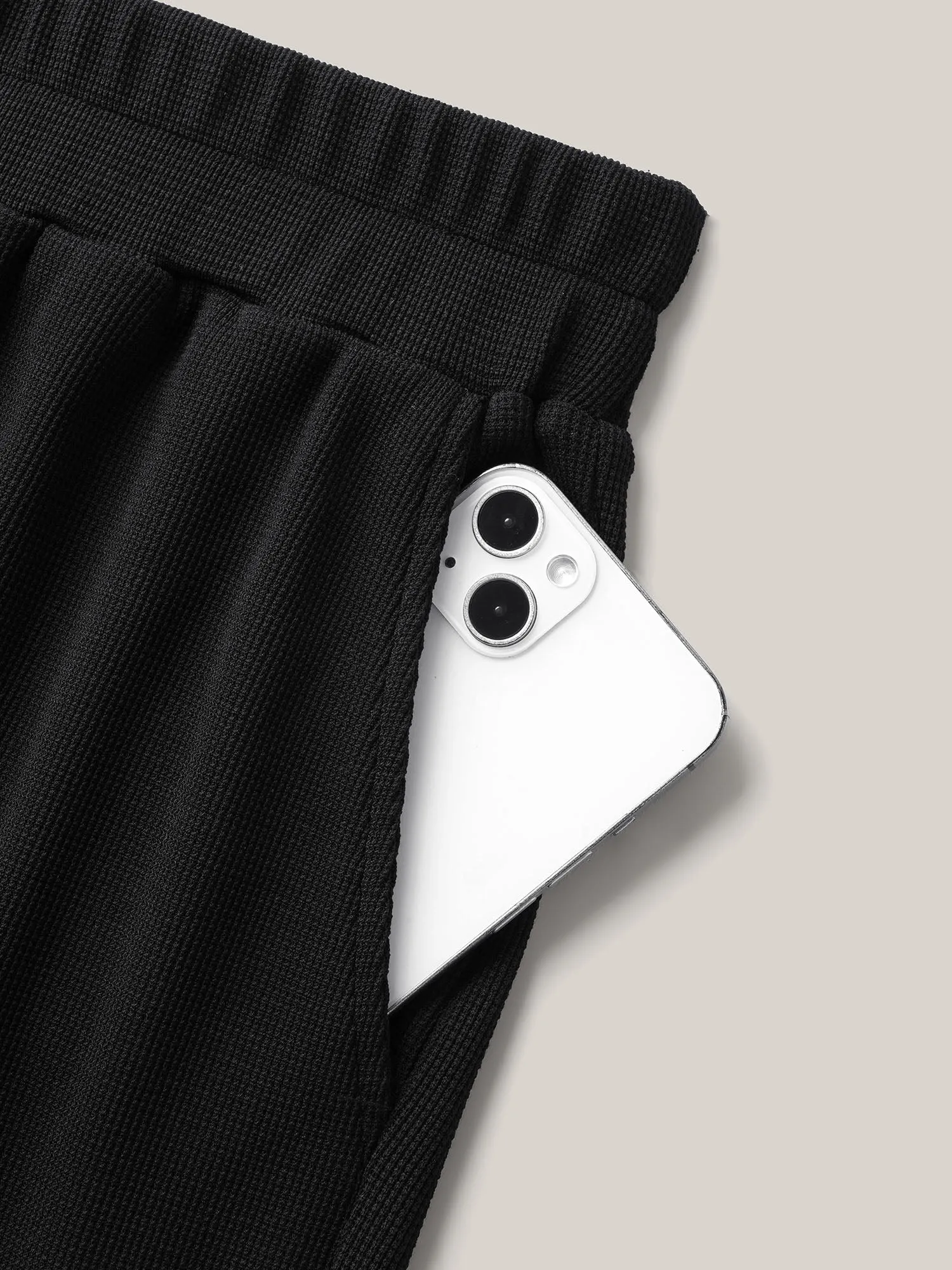 Textured Tassel Detail Everyday Shorts sold by Bloomchic product image thumbnail 5