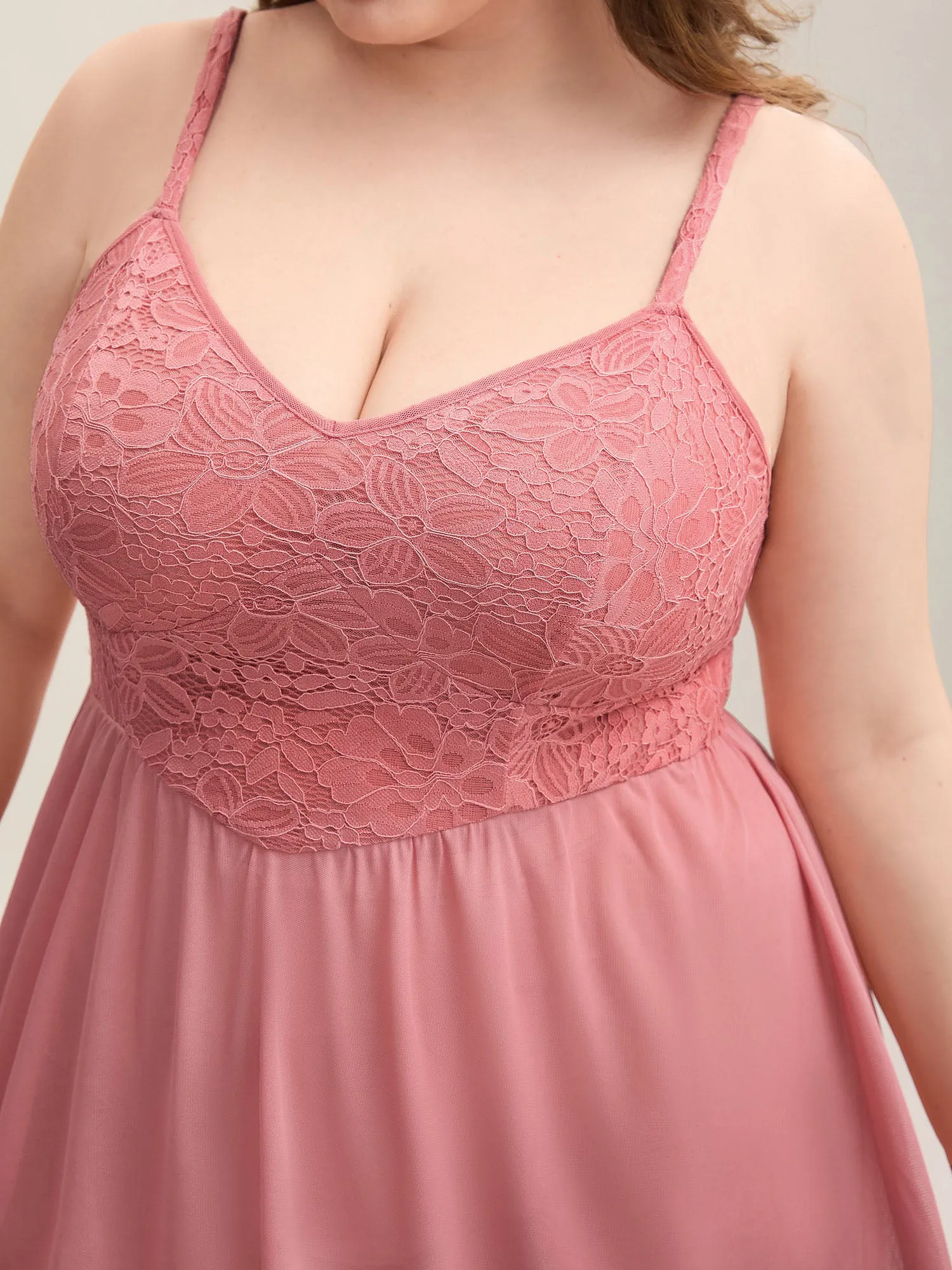 Sweet Lace Adjustable Sheer Sleep Dress sold by Bloomchic product image thumbnail 2