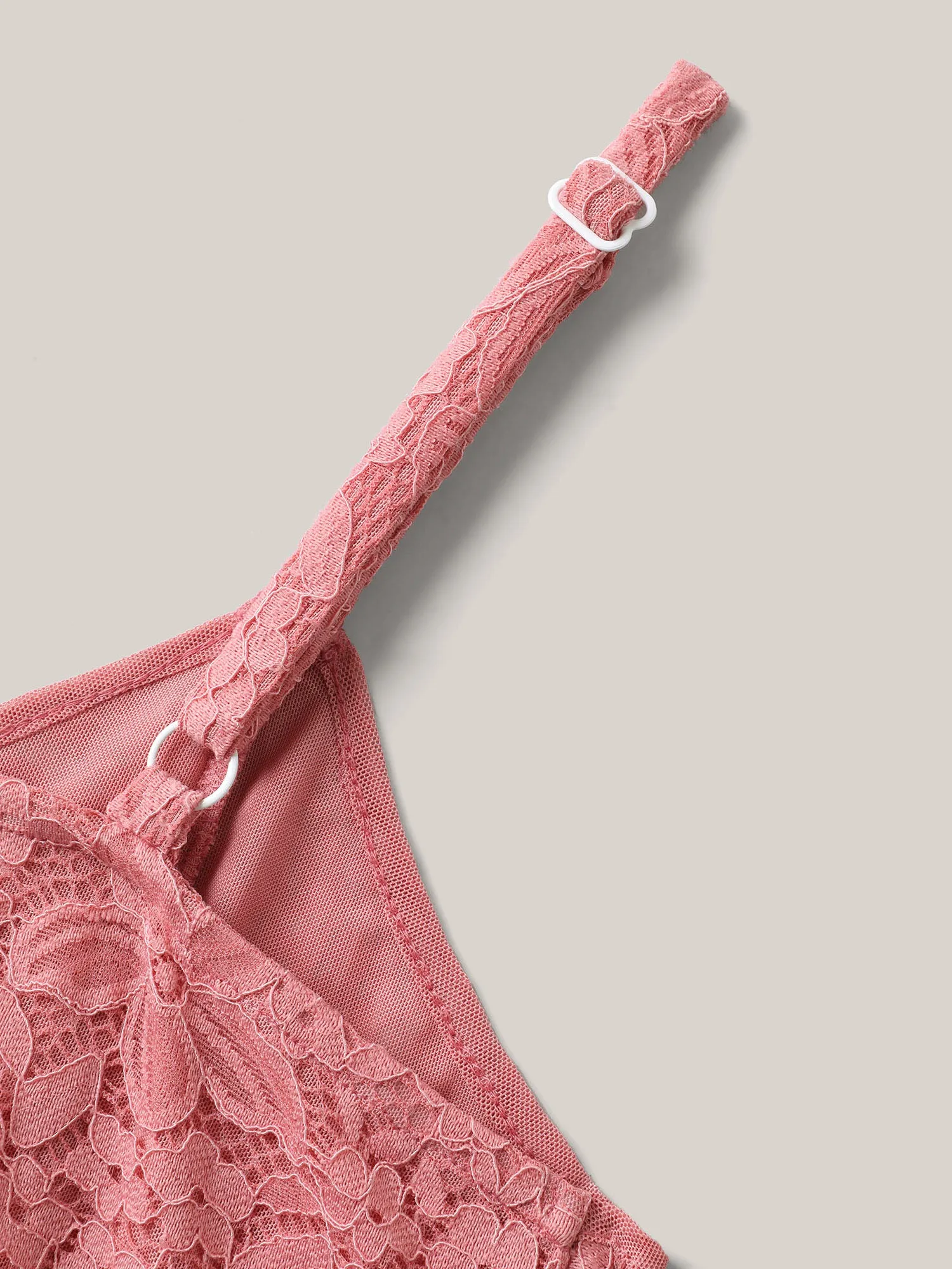 Sweet Lace Adjustable Sheer Sleep Dress sold by Bloomchic product image thumbnail 5