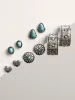 Turquoise Earrings Set sold by Bloomchic