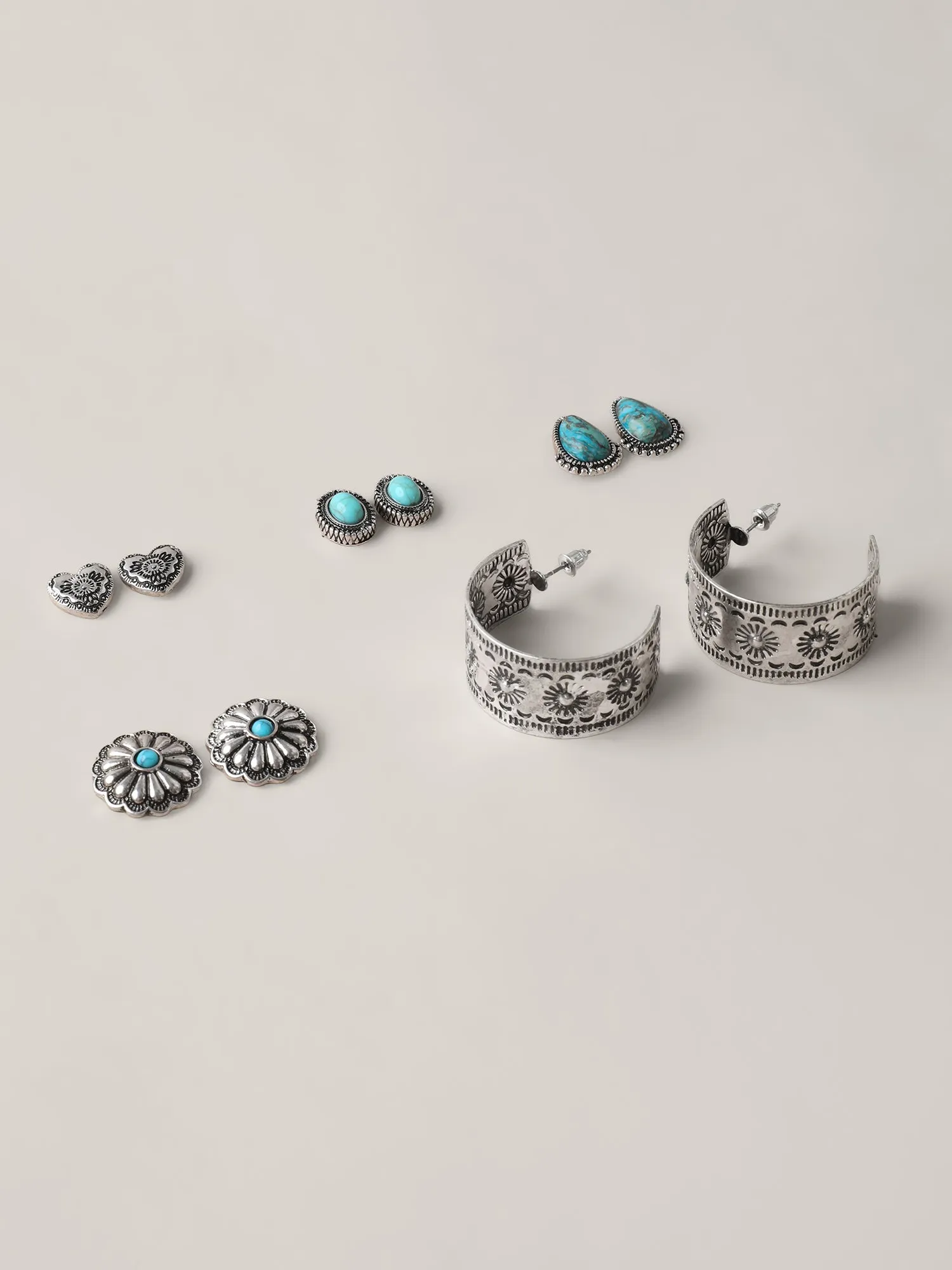 Turquoise Earrings Set sold by Bloomchic product image thumbnail 5