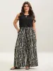 Abstract Tie-Dye Wide-Leg Pants sold by Bloomchic