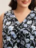 Floral Print Pleated Front Tank Top sold by Bloomchic
