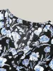 Floral Print Pleated Front Tank Top sold by Bloomchic