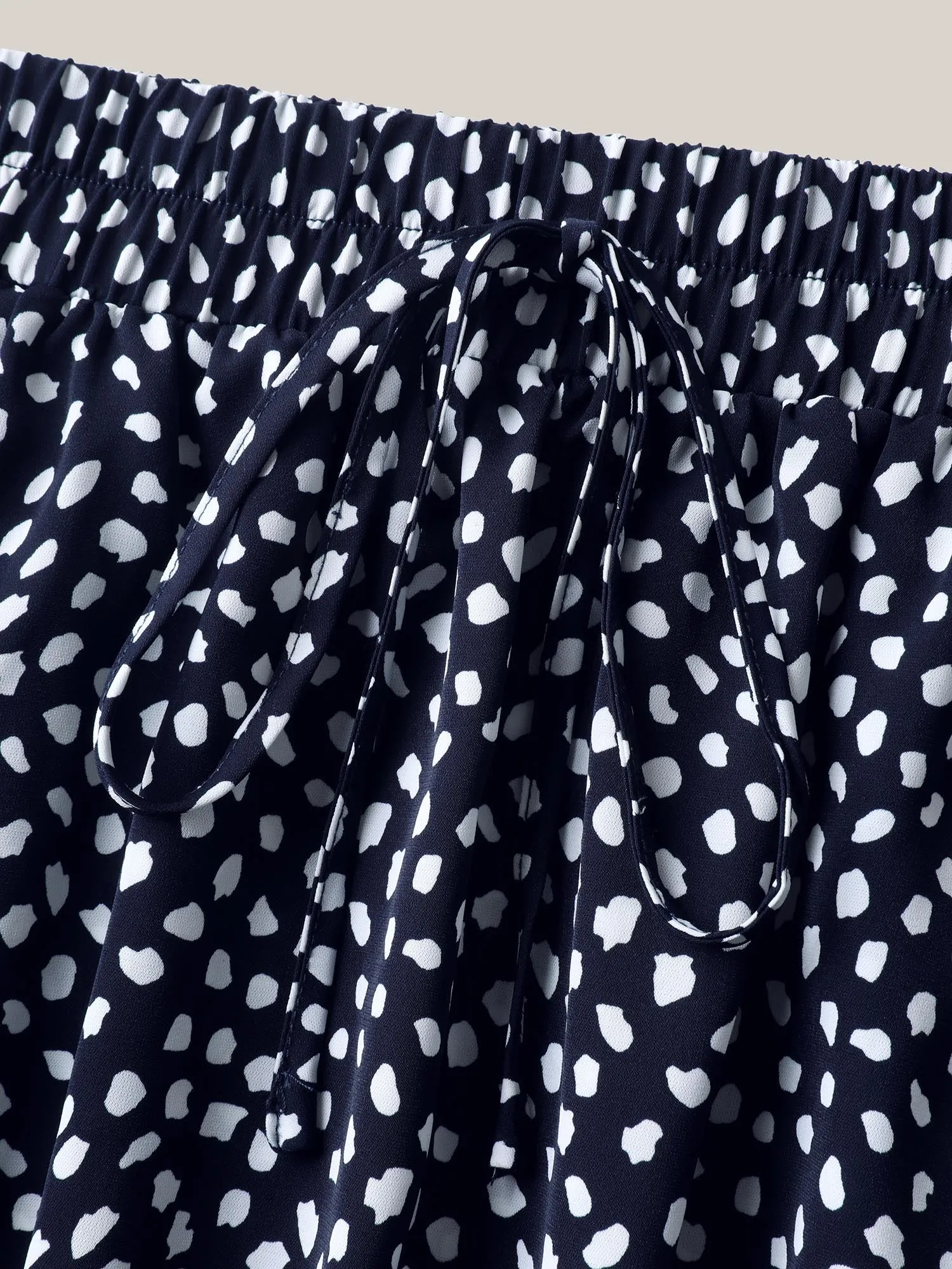 Polka Dot Print Tiered Mini Skirt sold by Bloomchic product image thumbnail 5
