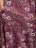 Stretchy Ruched Bust Floral Midi Dress sold by Bloomchic
