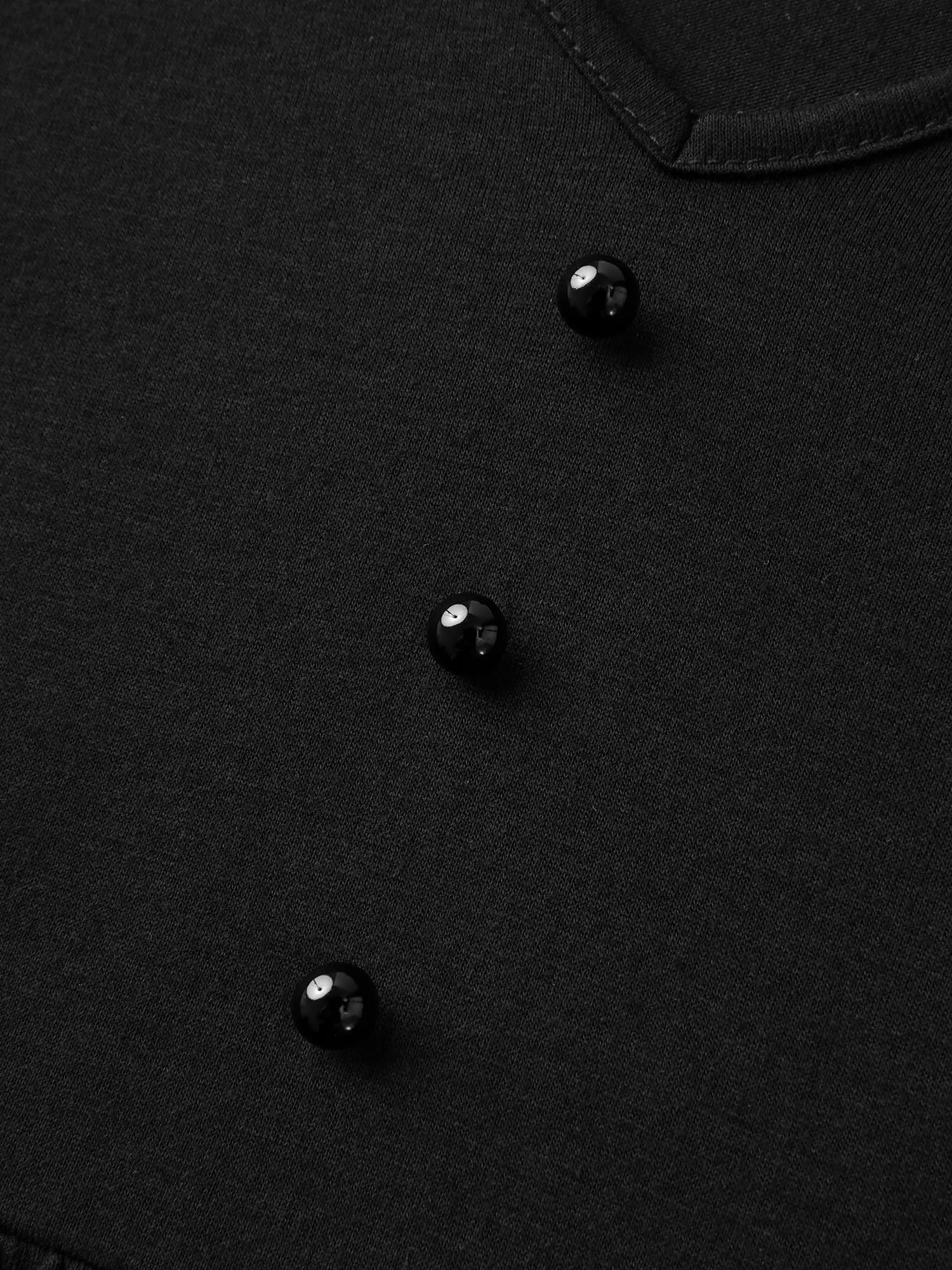 Ruffle Sheer Sleeve Pleated Plain Top sold by Bloomchic product image thumbnail 5