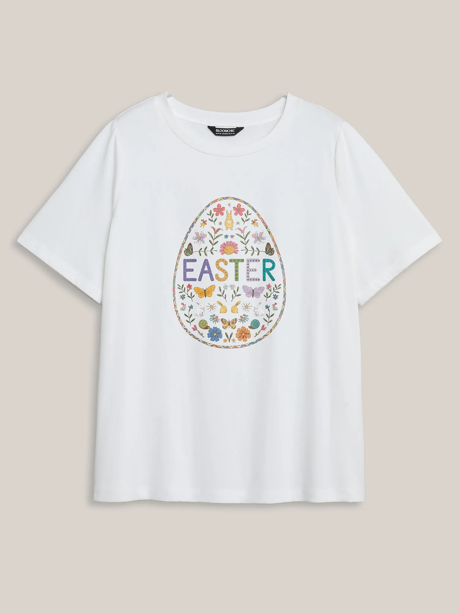 Easter Eggs Pattern Crewneck T-Shirt sold by Bloomchic