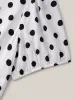 Polka Dot Print Pockets Midi Dress sold by Bloomchic