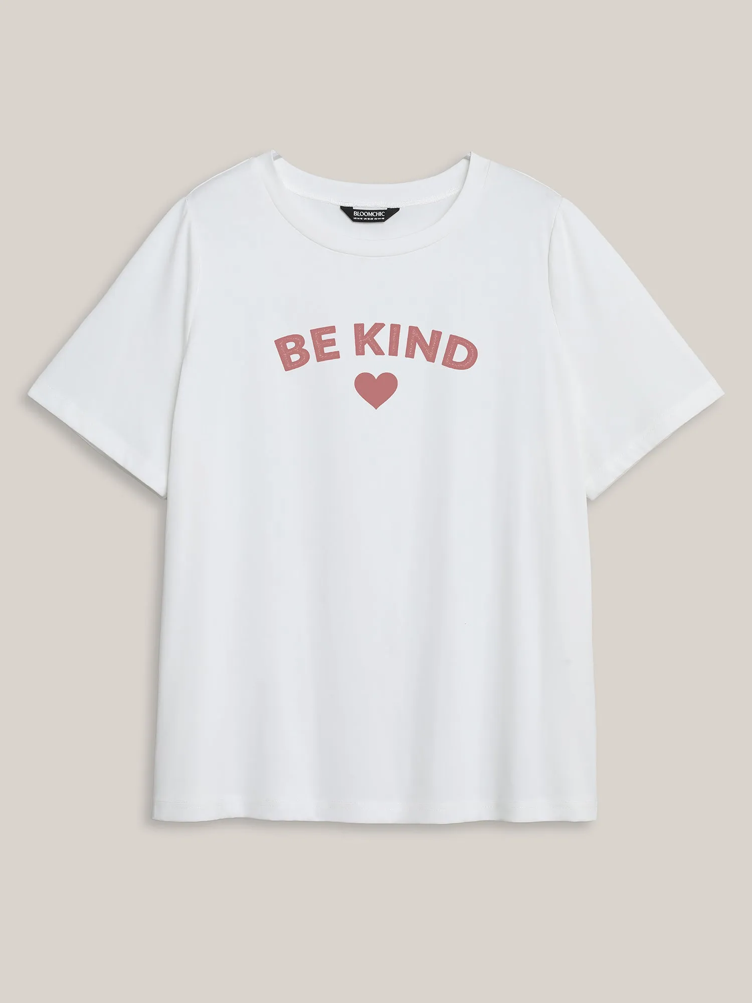 Be Kind Pattern Crewneck T-Shirt sold by Bloomchic