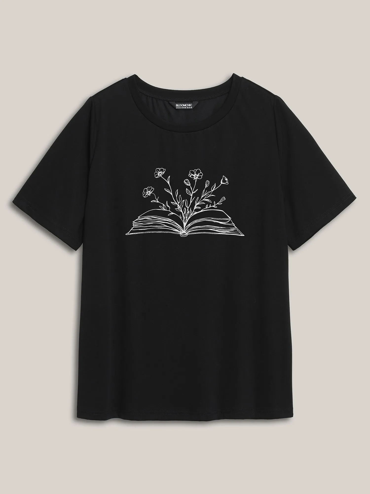 Dear Diary Pattern Crewneck T-Shirt sold by Bloomchic