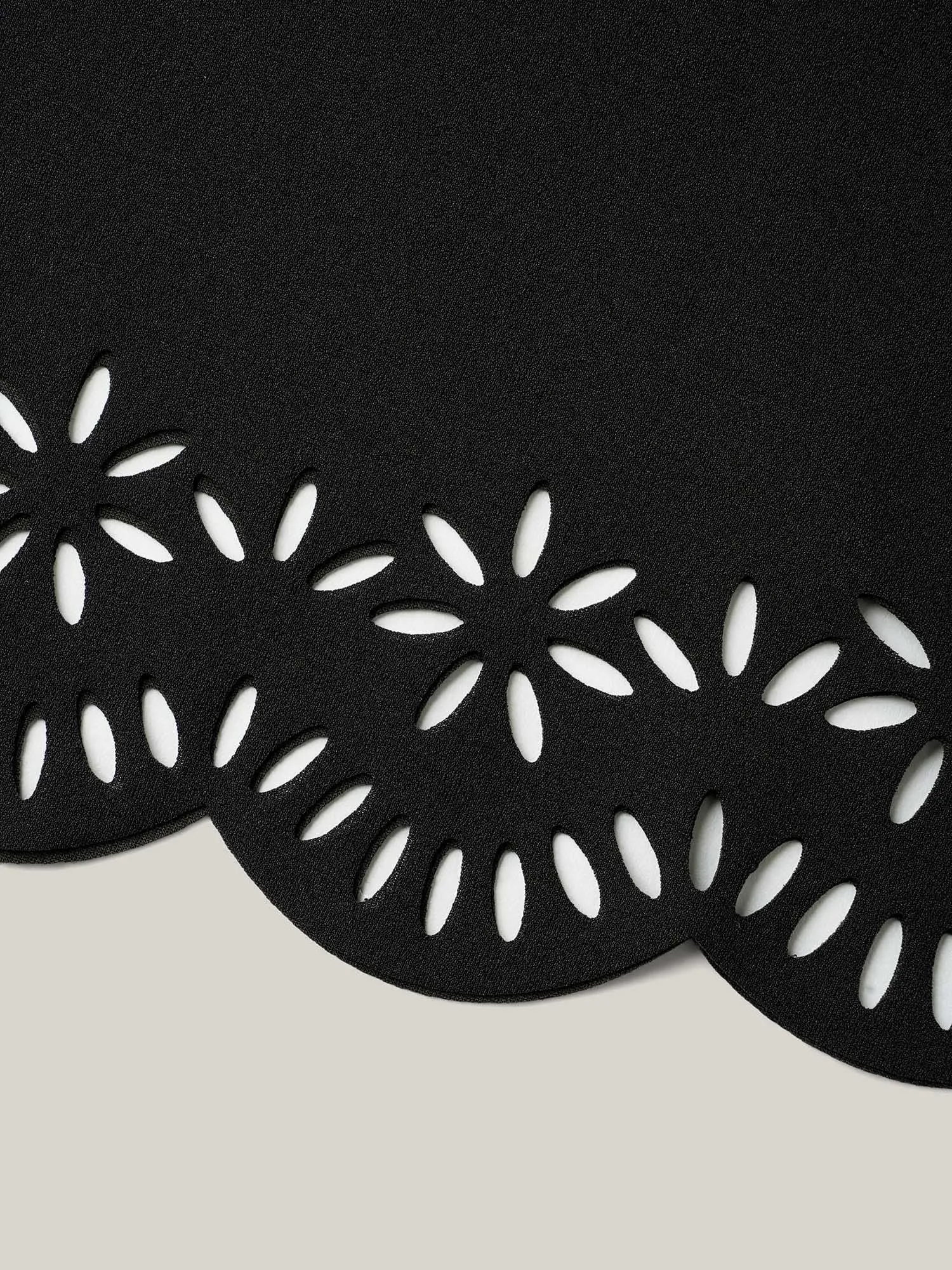 Laser Cut Scalloped Fishtail Maxi Skirt sold by Bloomchic product image thumbnail 3