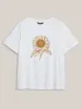 My Sunflower Pattern Crewneck T-Shirt sold by Bloomchic