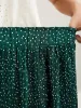 Fine Dots Print Smocked Waist Midi Skirt sold by Bloomchic