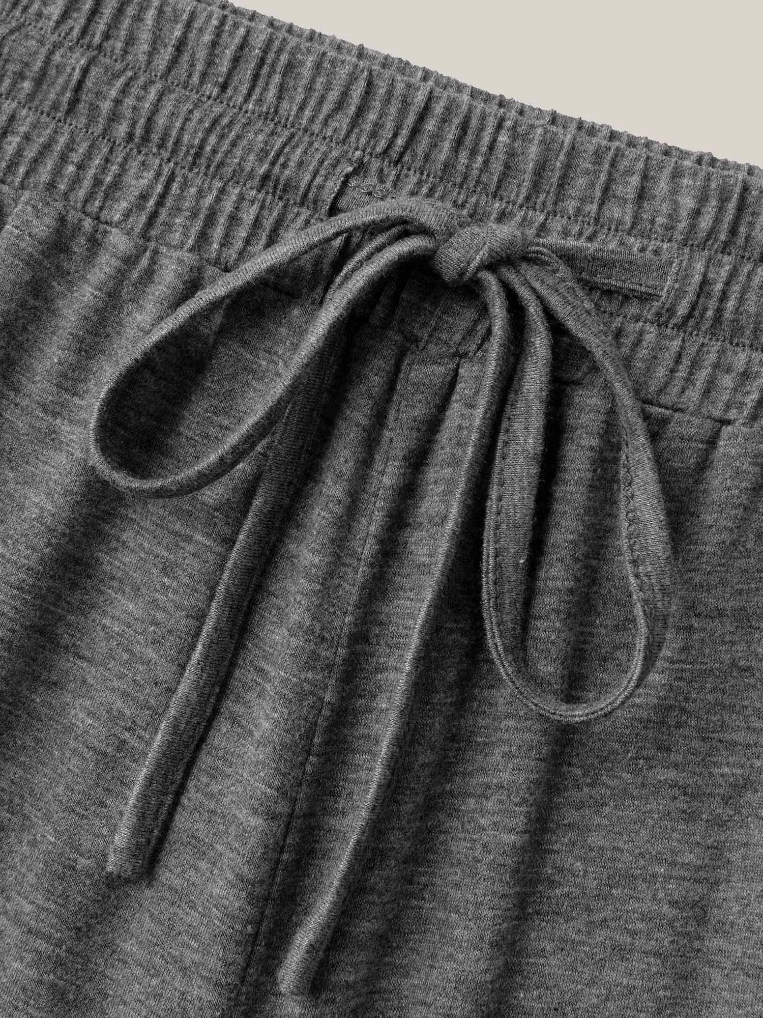 Mixed Color Knit Drawstring Loungewear Bottoms sold by Bloomchic product image thumbnail 5