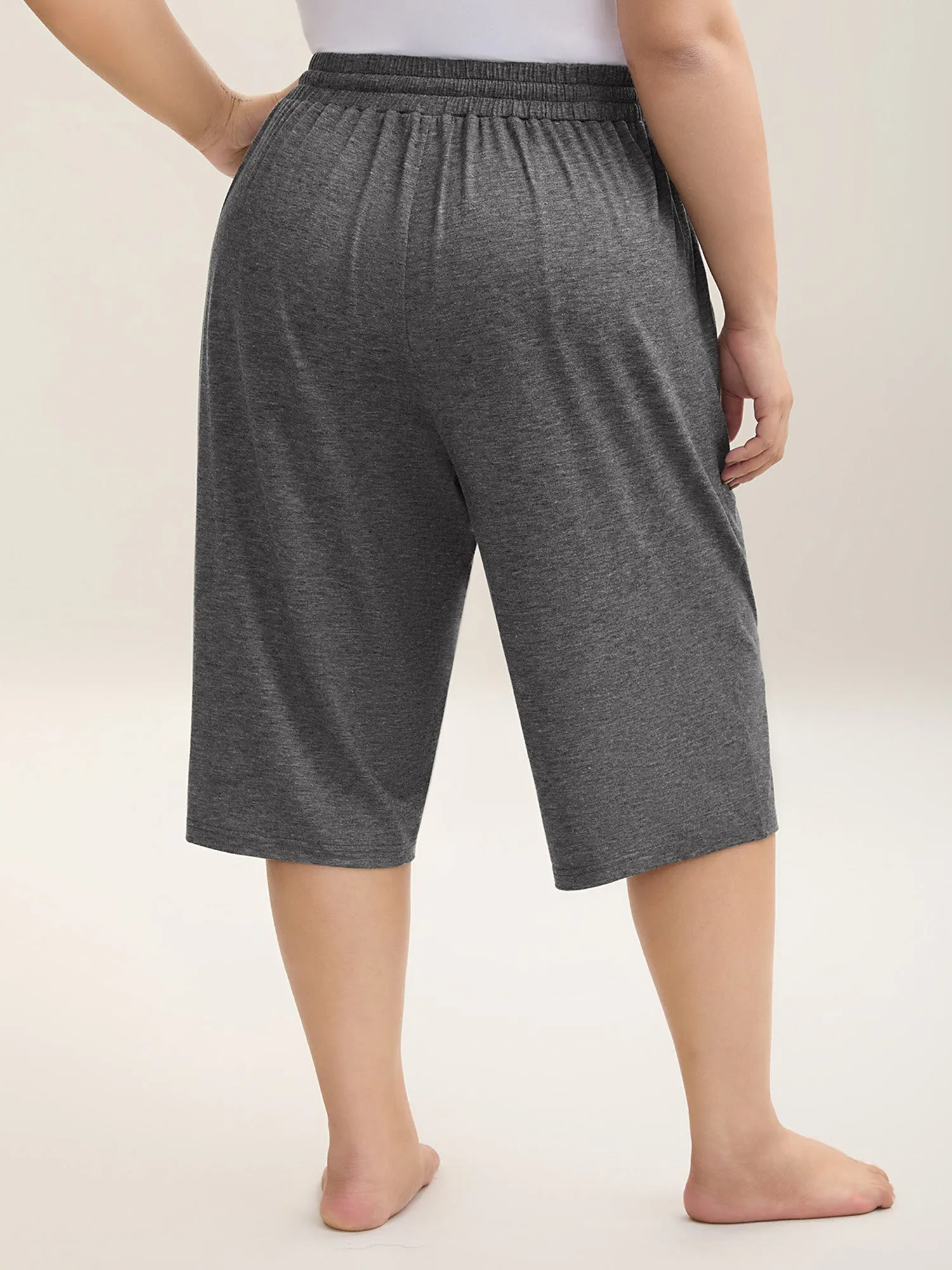 Mixed Color Knit Drawstring Loungewear Bottoms sold by Bloomchic product image thumbnail 4