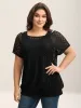 2-in-1 Cut-Out Plain Knit Top sold by Bloomchic