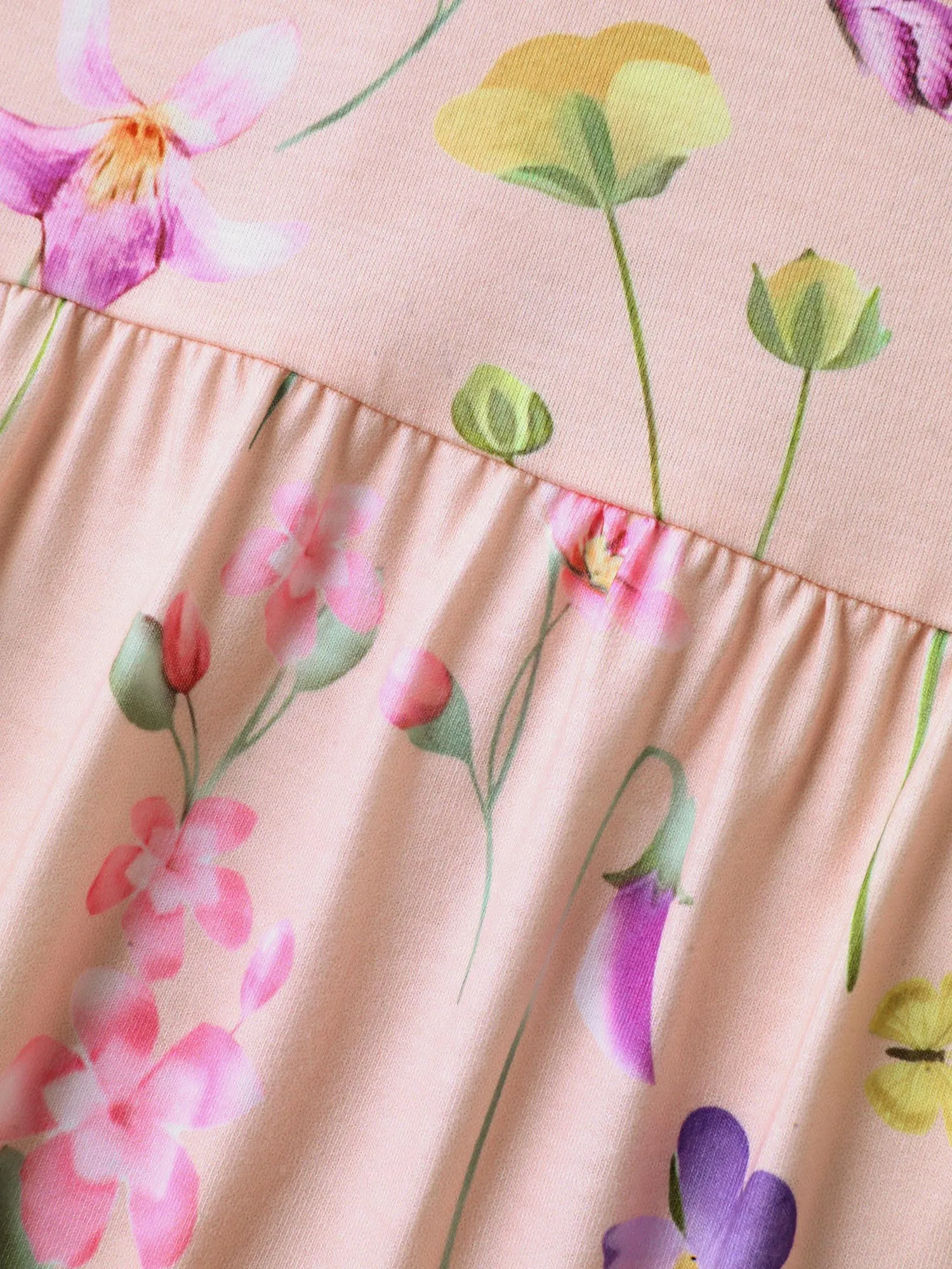 Floral Print Flowy Pleated Tank Top sold by Bloomchic product image thumbnail 5