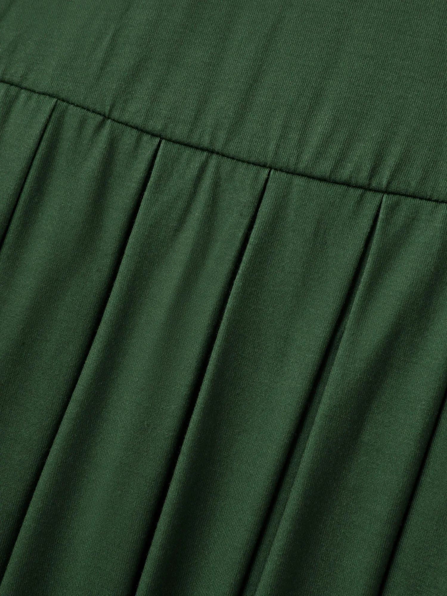 Floral Hem Print Cinched-Waist Midi Dress sold by Bloomchic product image thumbnail 5