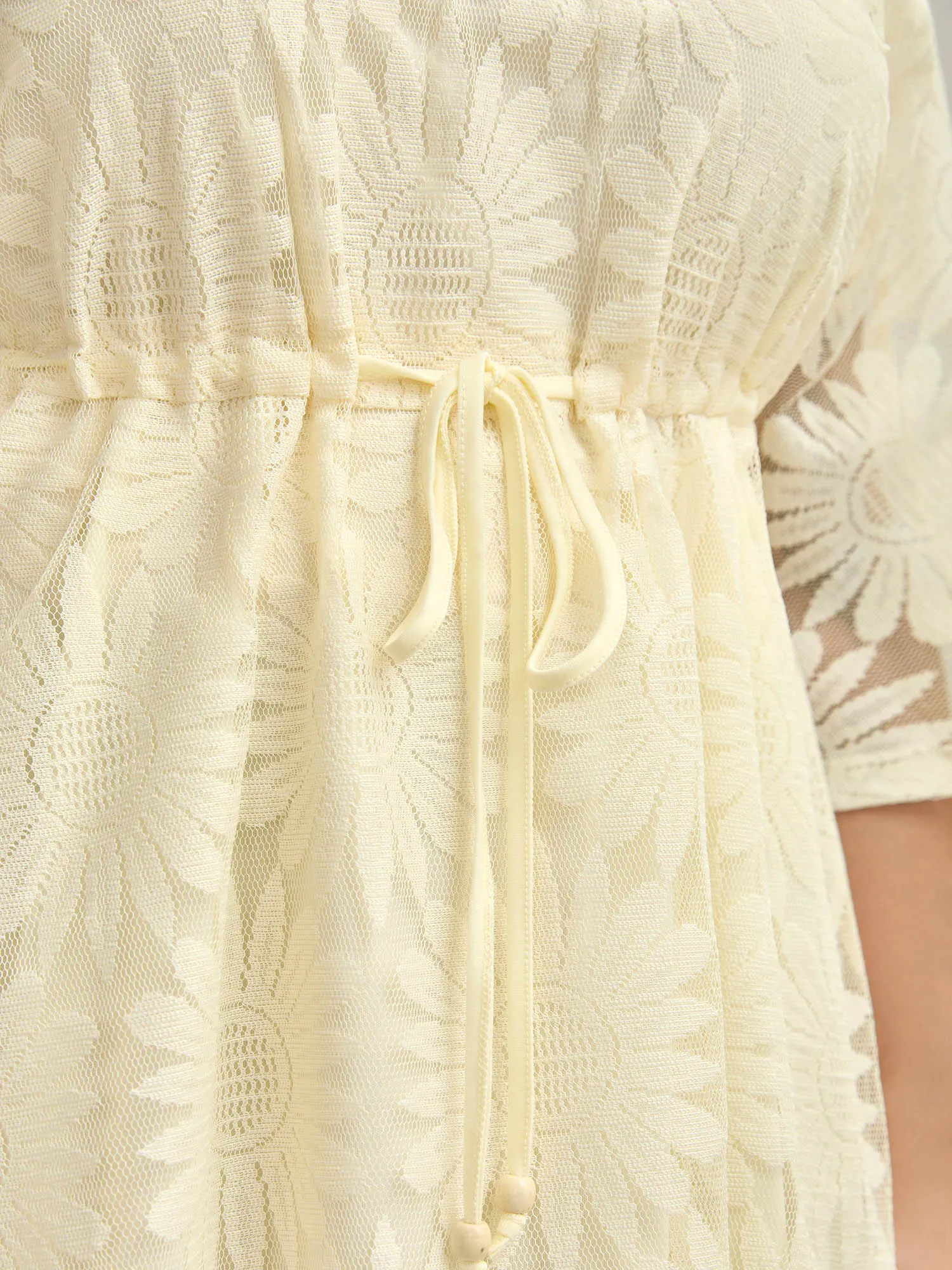 Woven Tied Two-Piece Sheer Midi Dress sold by Bloomchic product image thumbnail 2