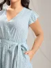 Floral Print Slit Belted Maxi Dress sold by Bloomchic