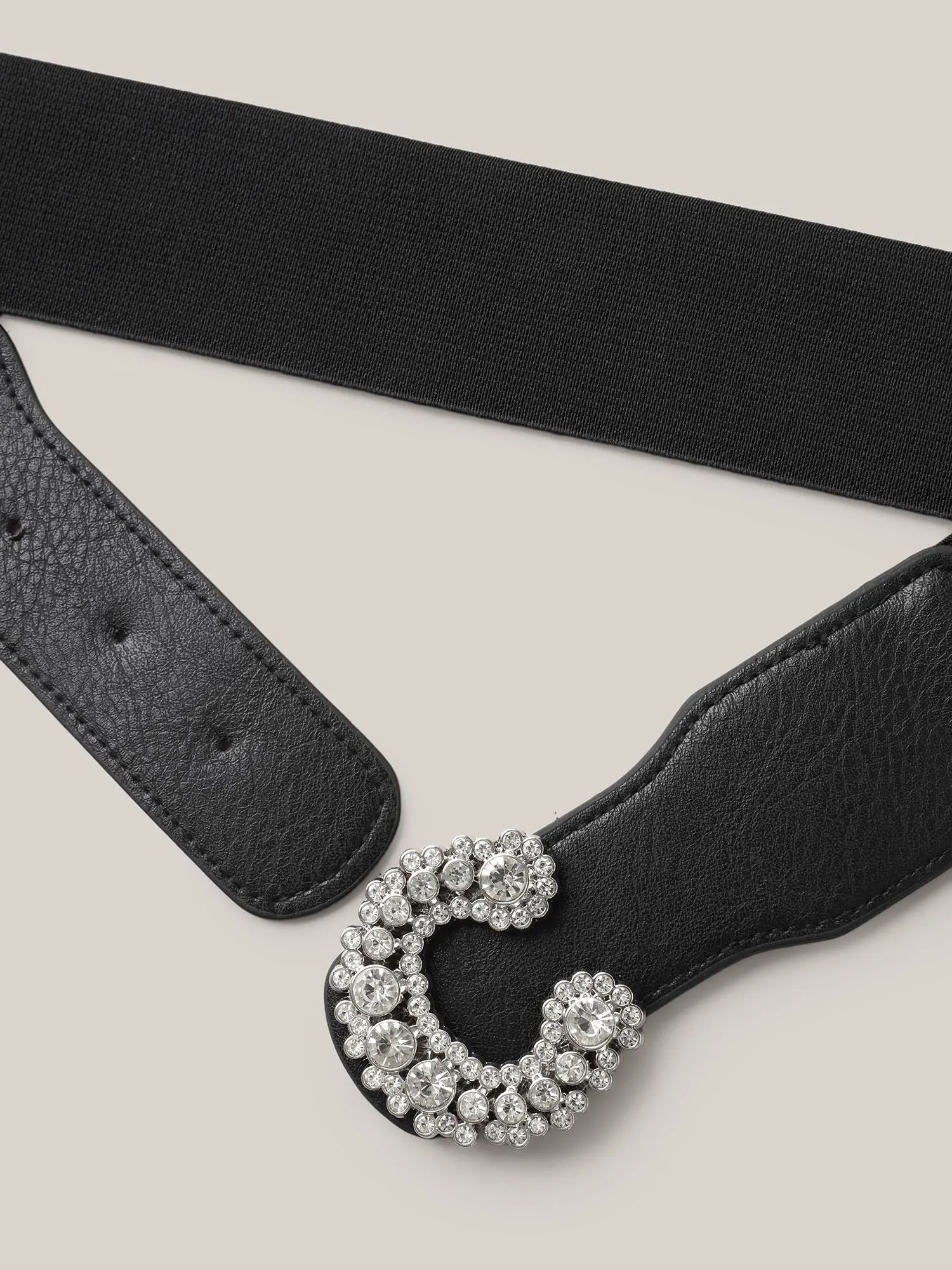 Zirconium Detail Stretchy Elegant Belt sold by Bloomchic product image thumbnail 4