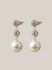Pearl Triple Drop Earrings sold by Bloomchic