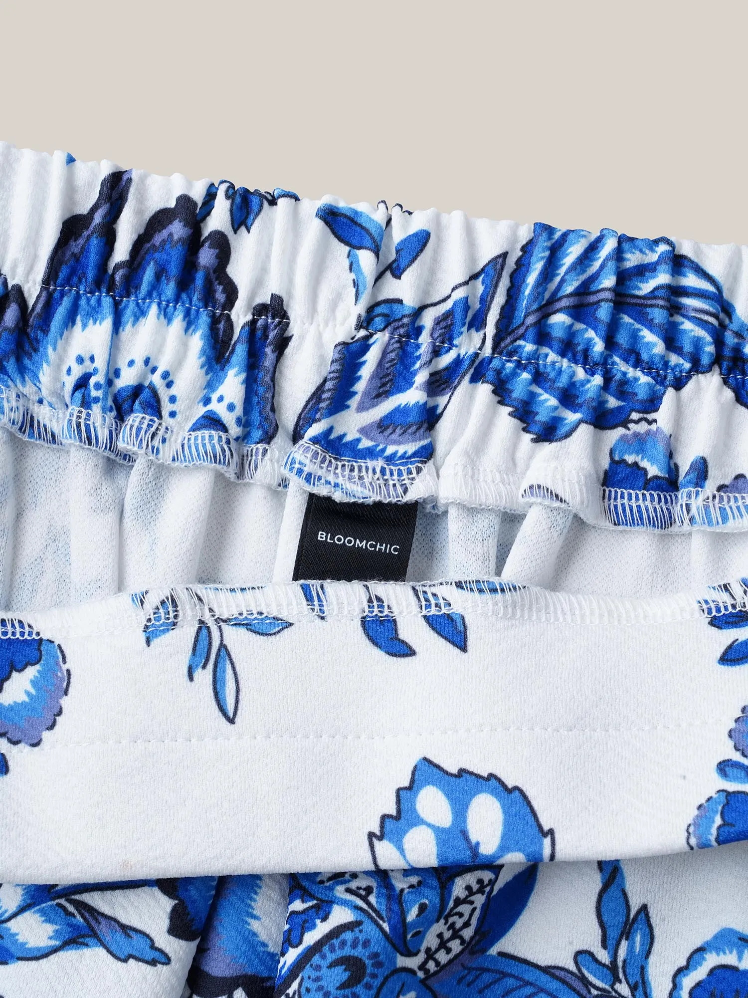 Floral Print Flared Midi Skirt sold by Bloomchic product image thumbnail 5