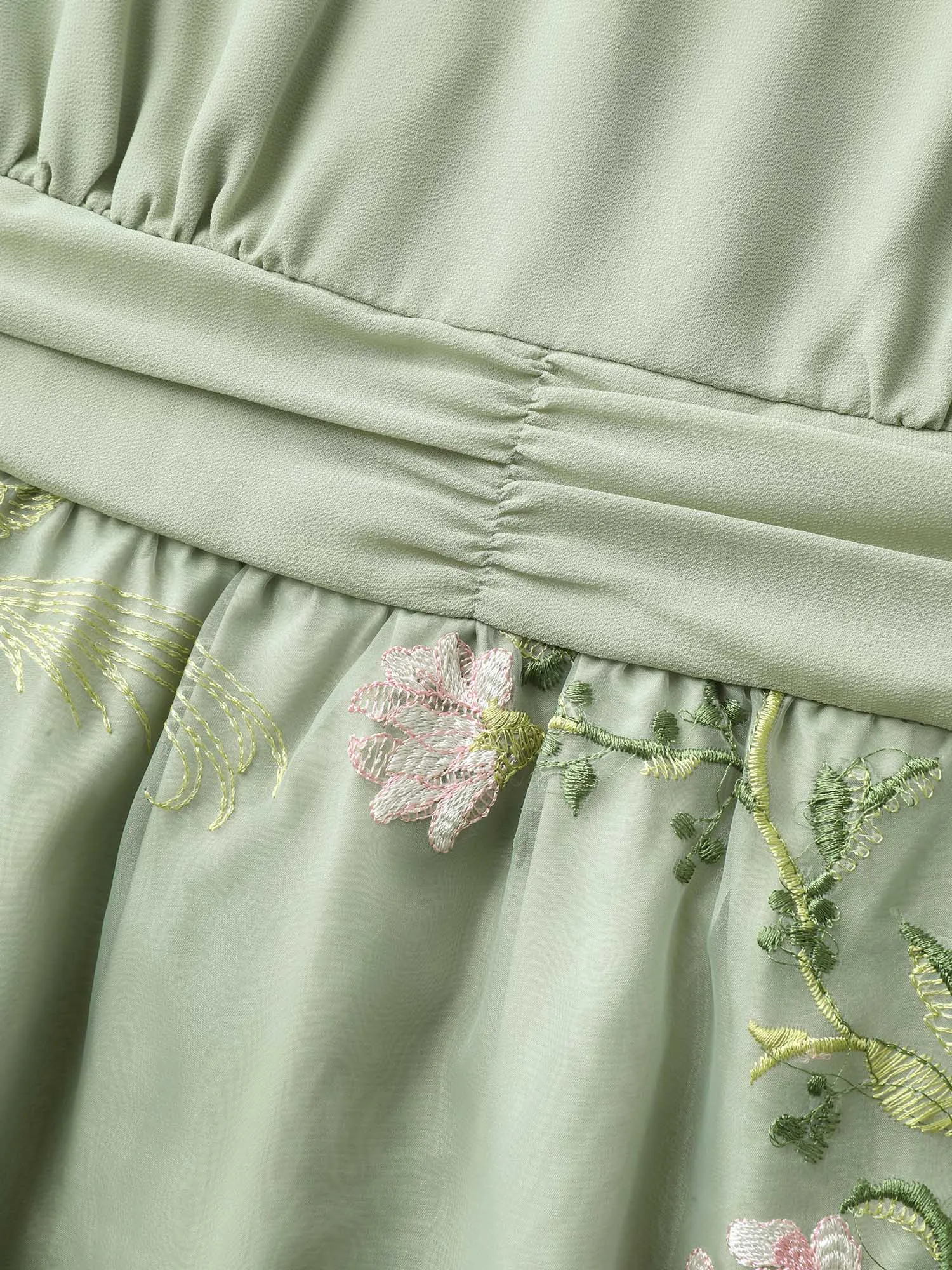 Floral Print Spliced Pockets Maxi Dress sold by Bloomchic product image thumbnail 5