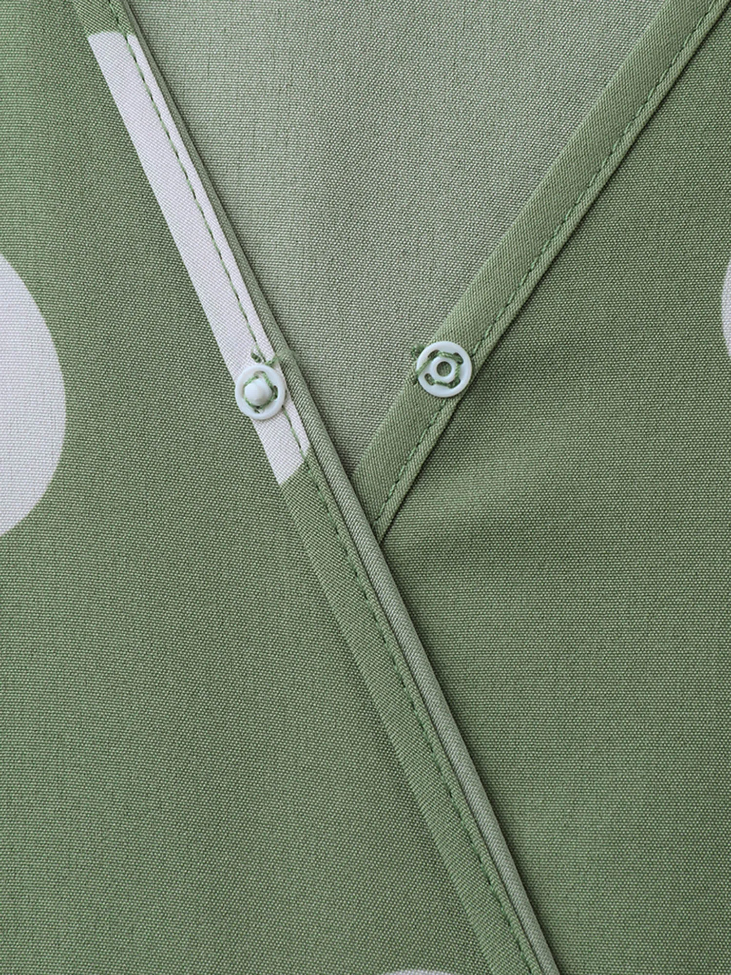 Polka Dots Print Plicated Detail Maxi Dress sold by Bloomchic product image thumbnail 4