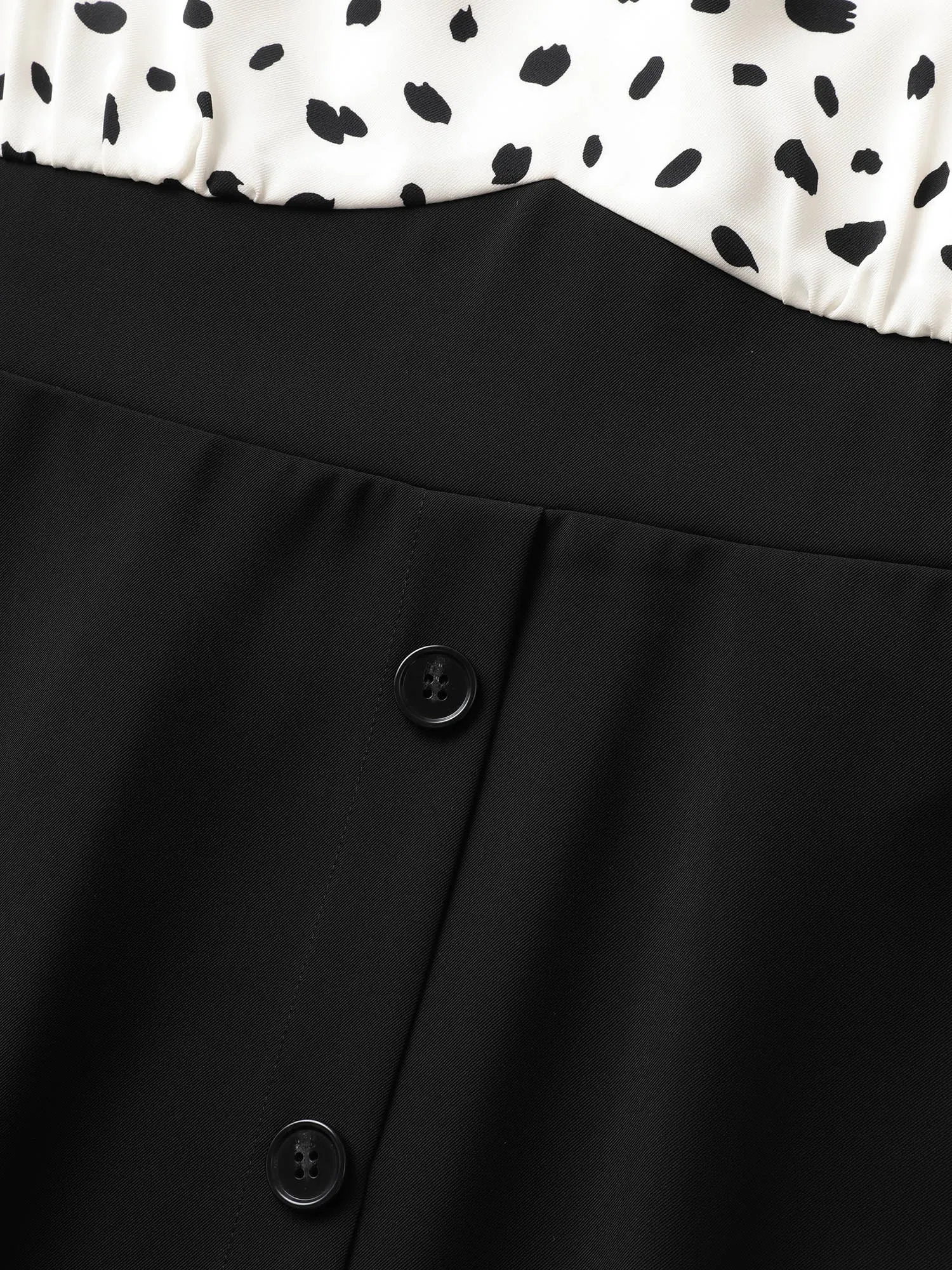 Leopard Print Patchwork Pleated Sleeveless Dress sold by Bloomchic product image thumbnail 5