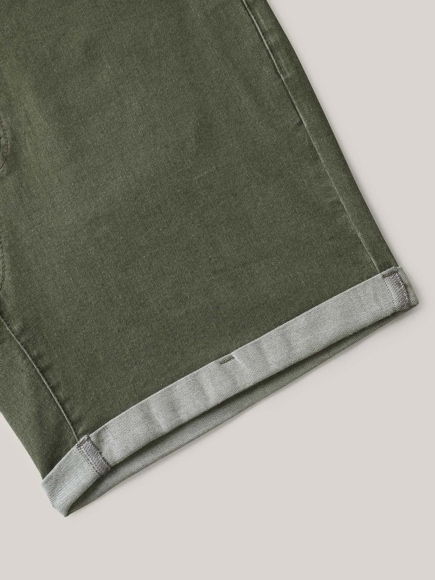 High-Rise Classic Cut Denim Shorts sold by Bloomchic product image thumbnail 5