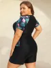 Glide Lock Zipper Pockets One-Piece Swimsuit sold by Bloomchic